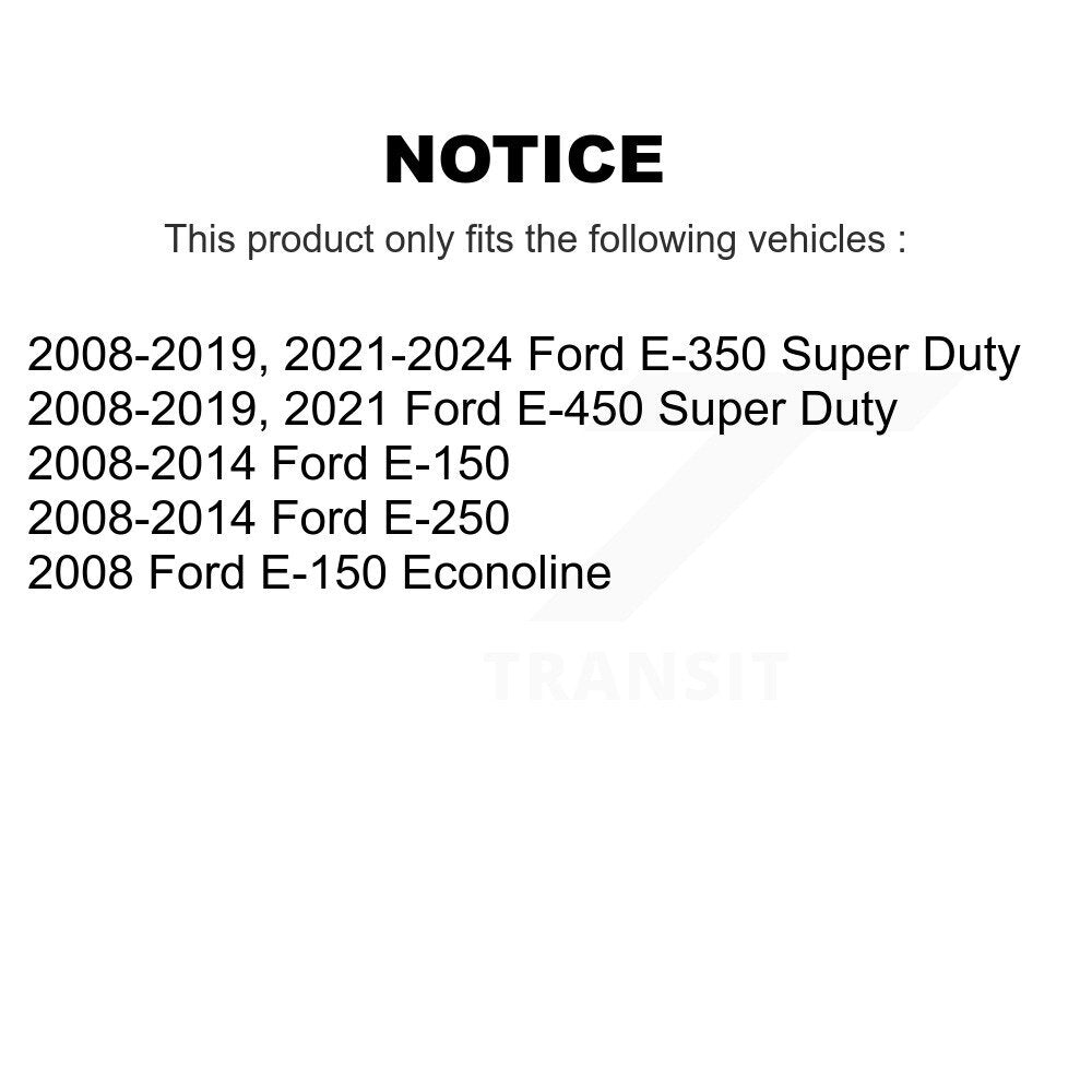 Kit de matériel de frein de stationnement arrière, pour Ford E-350 Super Duty E-250 E-150 E-450