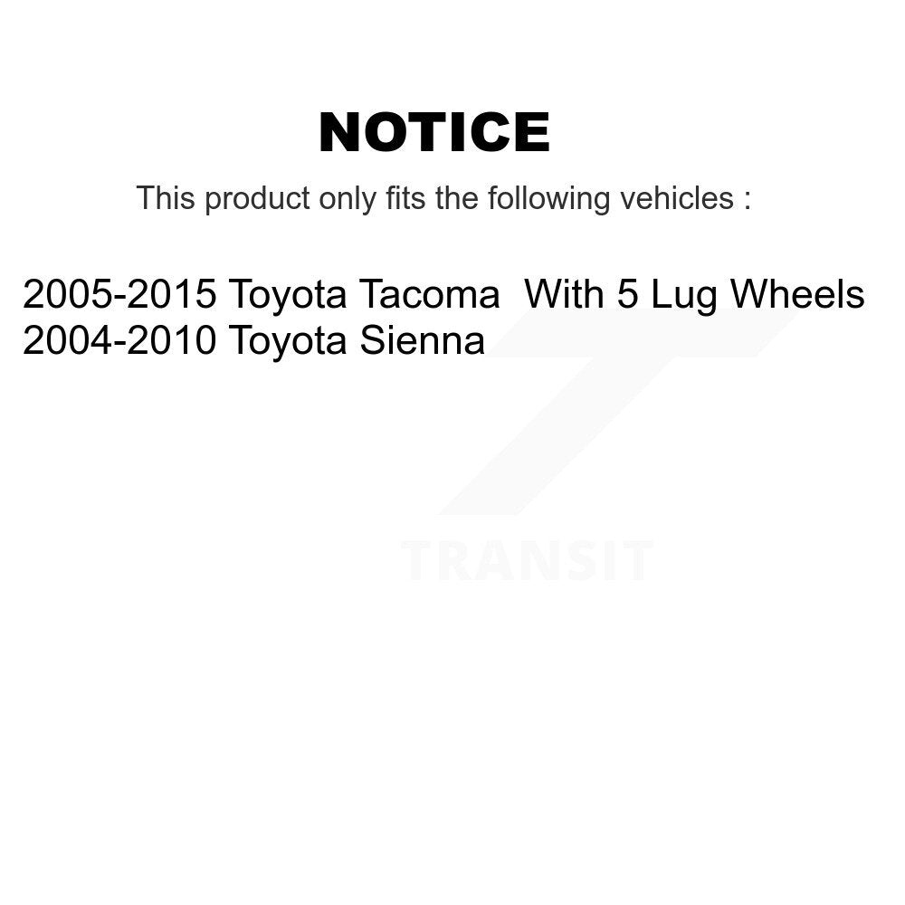 Cylindre de roue de frein à tambour arrière pour Toyota Tacoma Sienna 14-WC370143