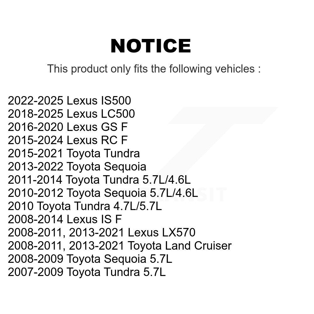 Filtre à huile moteur pour Toyota Tundra Sequoia Lexus LX570 LC500 IS F IS500 RC Lan