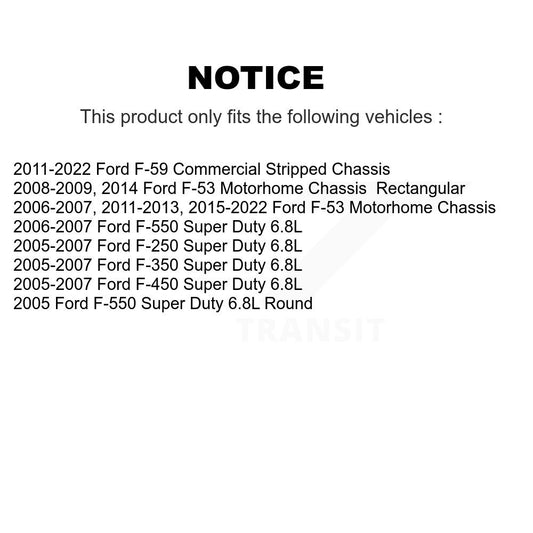 Filtre à Air pour châssis de camping-car Ford F-350 Super Duty F-250 F-550 F-450 F-53