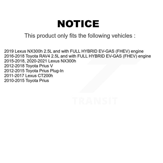 Filtre à air pour Toyota RAV4 Prius V Lexus CT200h NX300h enfichable 57-49320