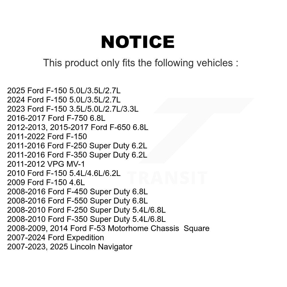 Filtre à air pour Ford F-150 F-350 Super Duty F-250 Expedition Lincoln Navigator
