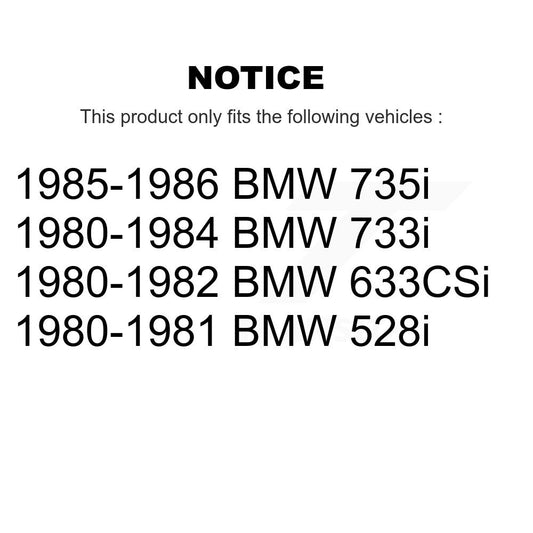 Roulement d'arbre de pompe de direction assistée, pour BMW 733i 735i 633CSi 528i 70-104CC