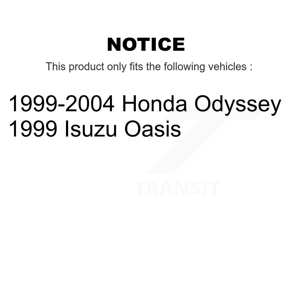 Ensemble de moyeu de roulement de roue arrière pour Honda Odyssey Isuzu Oasis 70-512180