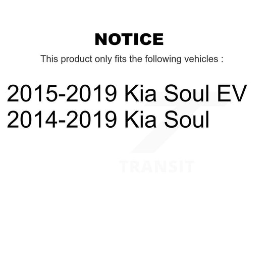 Ensemble de moyeu de roulement de roue arrière pour Kia Soul EV 70-512495