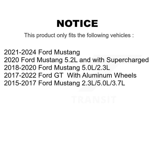 Ensemble de moyeu de roulement de roue arrière pour Ford Mustang GT 70-512517