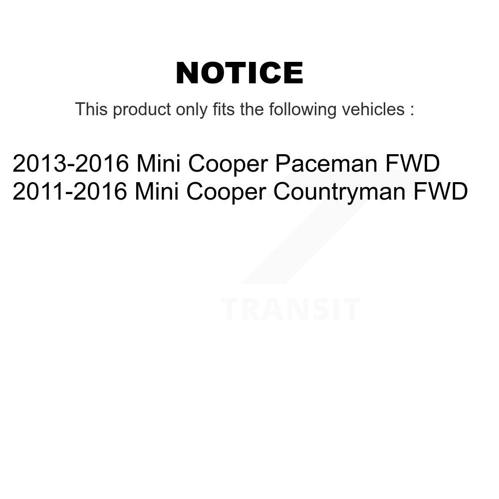 Ensemble de moyeu de roulement de roue arrière, pour Mini Cooper Countryman Paceman FWD 70-51254