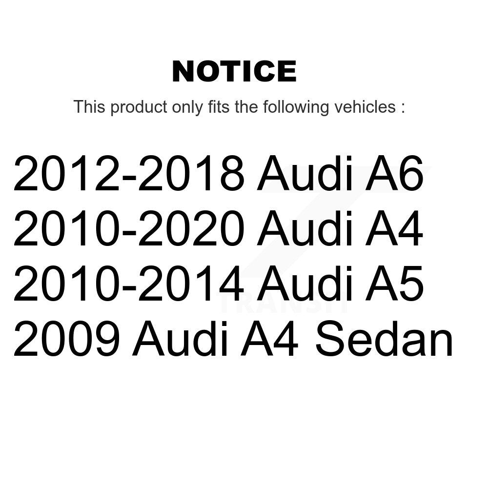 Ensemble de moyeu de roulement de roue arrière pour Audi A4 A5 A6 70-512557