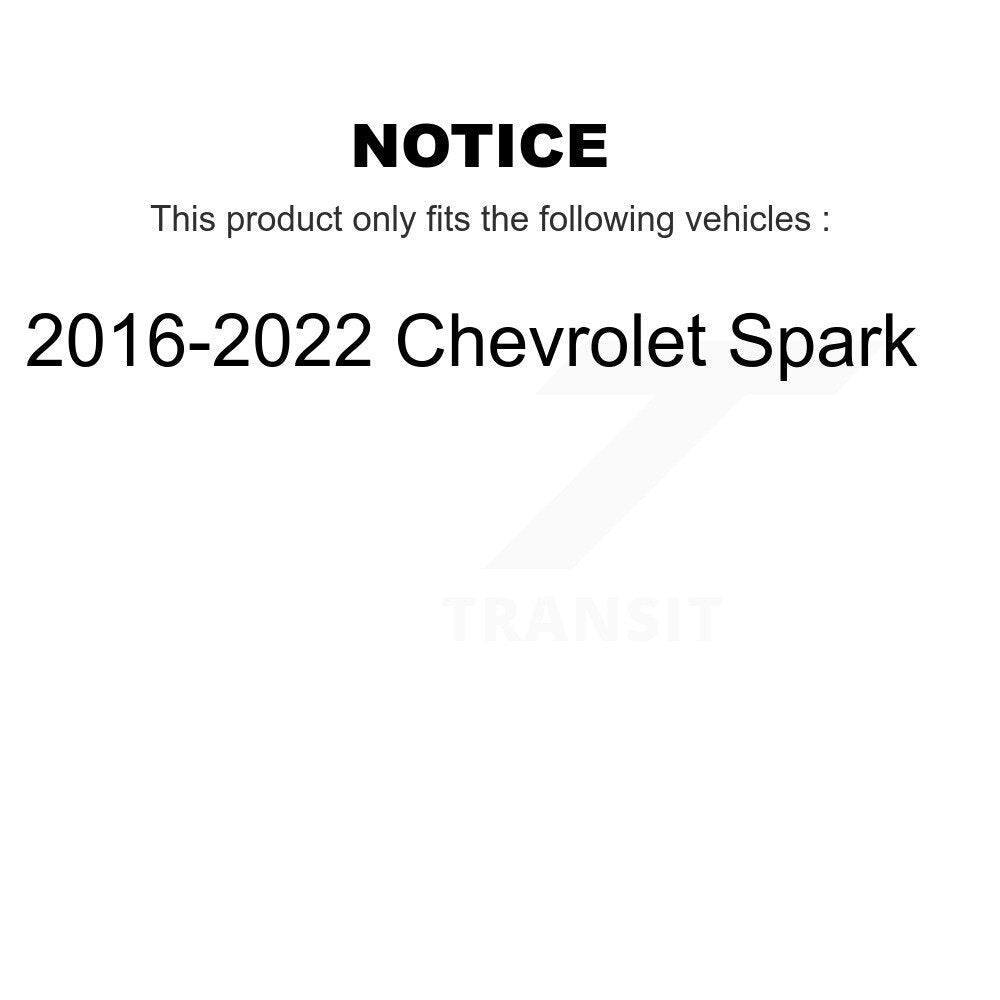Ensemble de moyeu de roulement de roue arrière pour Chevrolet Spark 2016-2022 70-512587