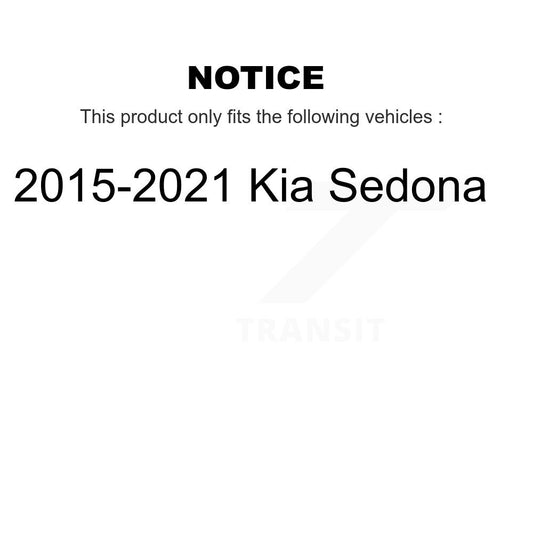 Ensemble de moyeu de roulement de roue avant pour Kia Sedona 2015-2021 70-513395