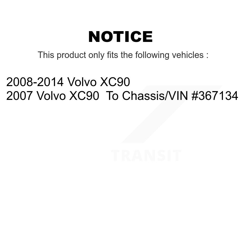 Ensemble de moyeu de roulement de roue avant pour Volvo XC90 70-513425