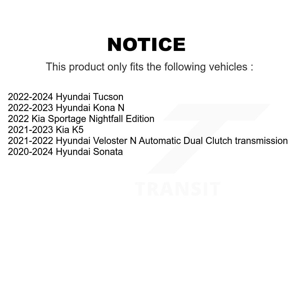 Ensemble de moyeu de roulement de roue avant, pour Hyundai Tucson Sonata Kia Sportage K5 N