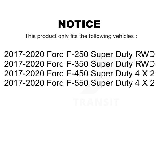 Ensemble de moyeu de roulement de roue avant, pour Ford F-350 Super Duty F-250 F-450 F-550