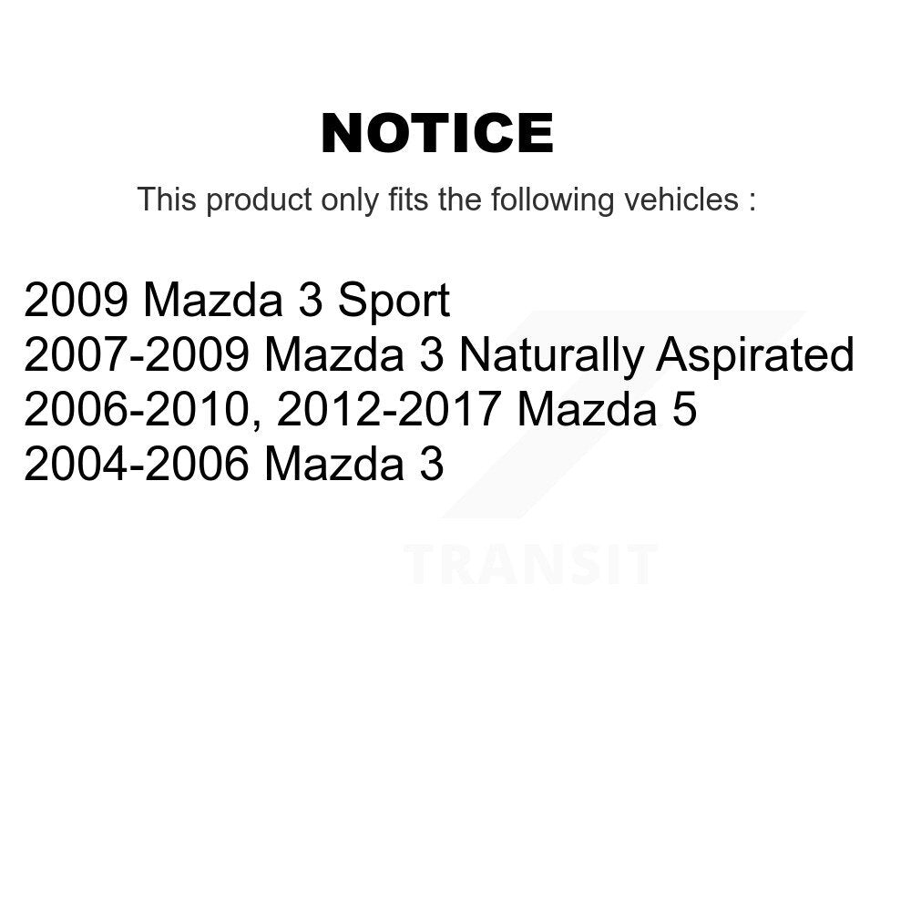 Ensemble de rotule de bras de commande de Suspension inférieure avant droite pour Mazda 3 5 Spor