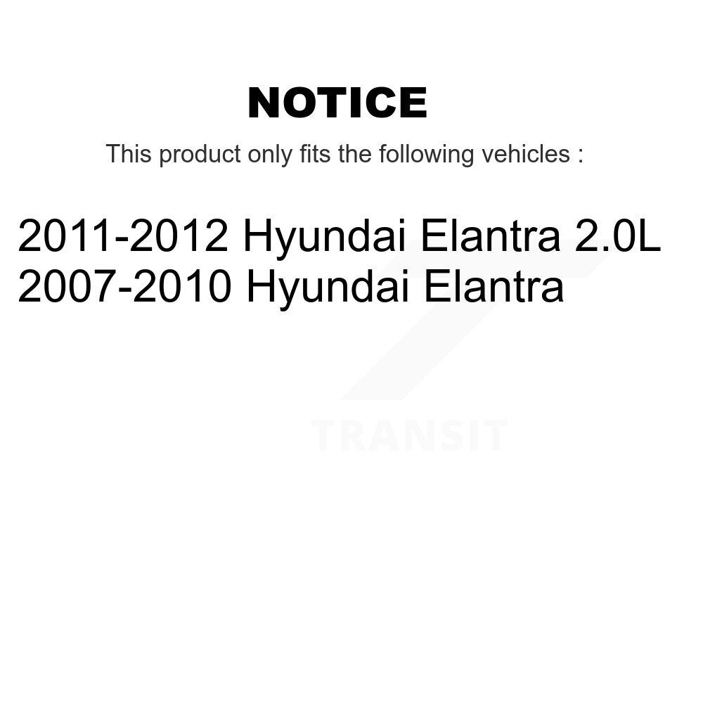 Bras de commande de suspension inférieur avant gauche pour Hyundai Elantra 72-CK641580