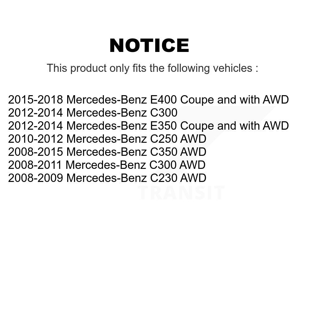 Extrémité de biellette de direction extérieure avant gauche pour Mercedes-Benz C300 C350 C250 E400 E35