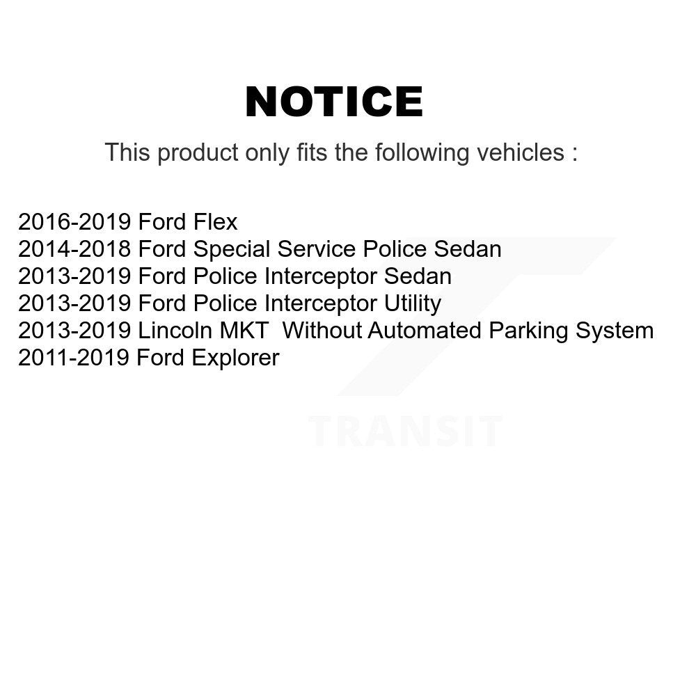 Extrémité de biellette de direction extérieure avant pour utilitaire d'intercepteur de police Ford Explorer