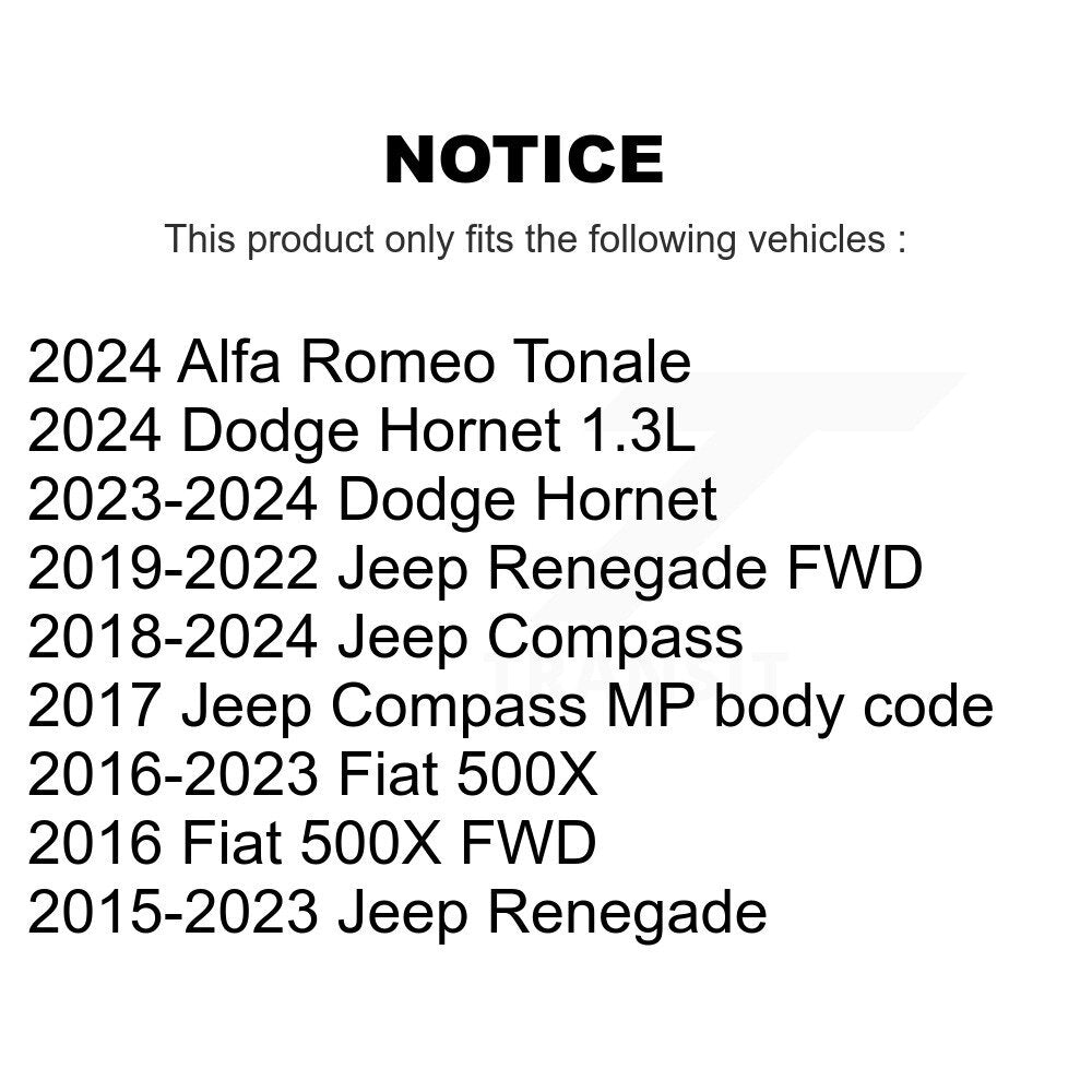 Kit de liaison de barre stabilisatrice de Suspension, pour Jeep Compass Renegade Dodge Hornet Fiat