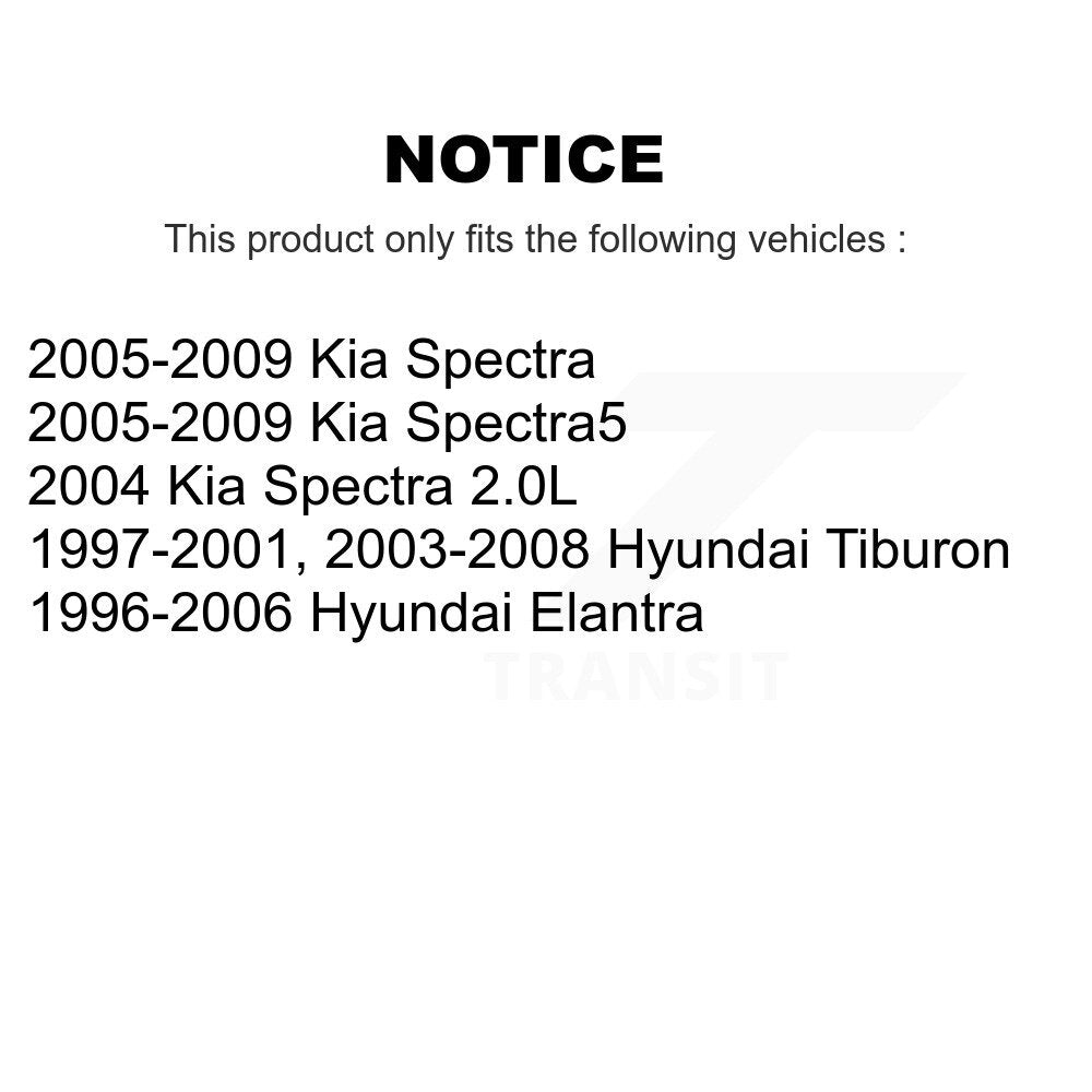 Kit de liaison de barre stabilisatrice de Suspension arrière, pour Hyundai Elantra Kia Spectra Tiburon
