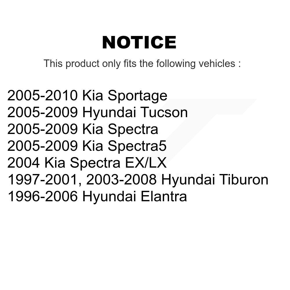 Kit de quincaillerie de jambe de force de Suspension arrière gauche, pour Hyundai Tucson Kia Sportage Elantra