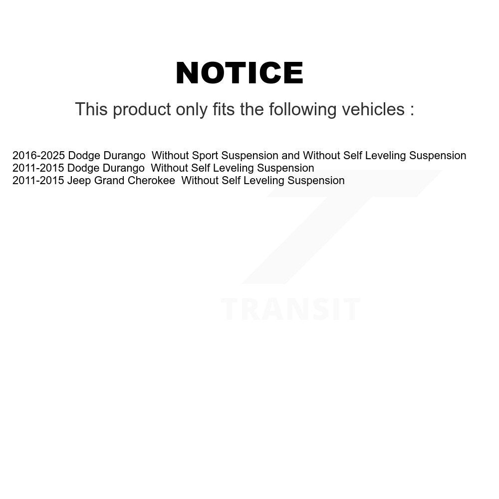 Support de suspension arrière pour Dodge Durango Jeep Grand Cherokee 73-908999