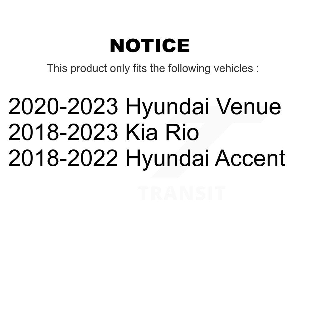 Suspension avant Strut Mount pour Hyundai Place Kia Rio Accent 73-TQ5959