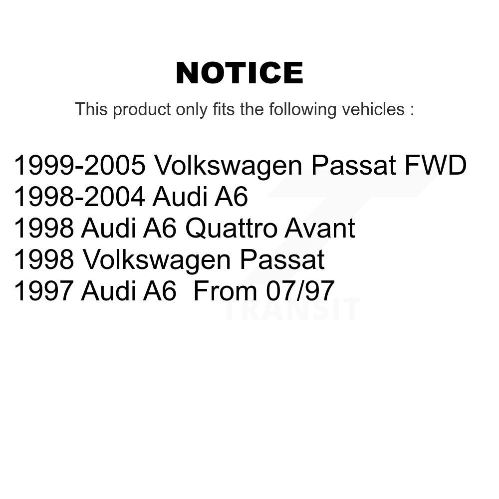 Amortisseur arrière pour Volkswagen Passat Audi A6 Quattro 78-39102