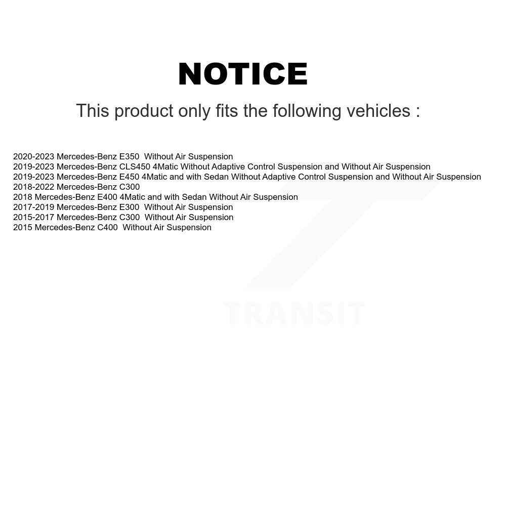 Amortisseur arrière pour Mercedes-Benz C300 E450 E300 C400 E400 E350 CLS450