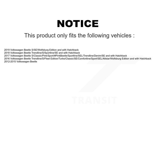 Amortisseur arrière pour Volkswagen Coccinelle 78-5527