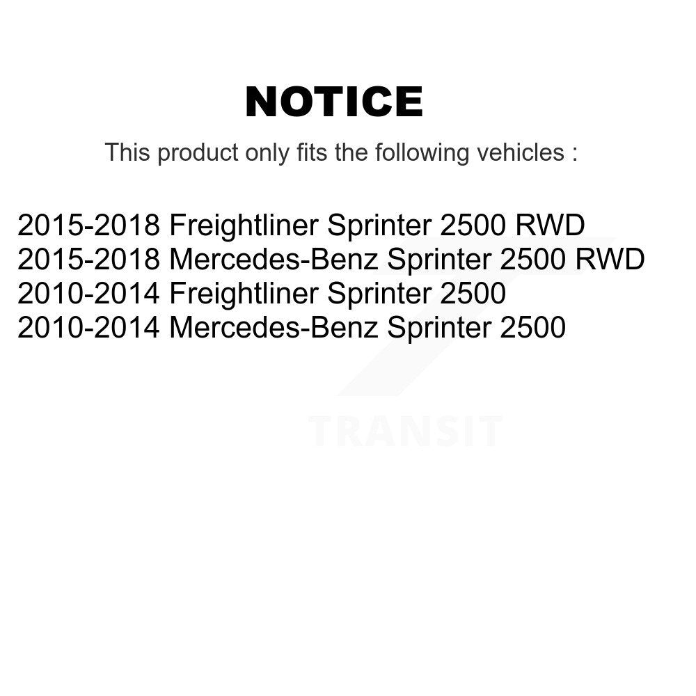 Amortisseur arrière pour Sprinter 2500 Mercedes-Benz Freightliner 78-66450