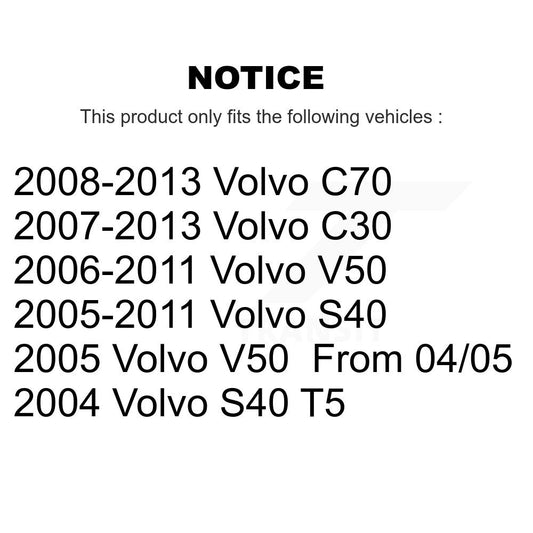 Jambe de suspension avant droite pour Volvo S40 C30 V50 C70 78-72315