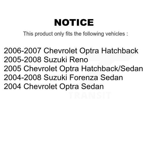 Jambe de suspension arrière droite pour Chevrolet Optra Suzuki Forenza Reno 78-72451