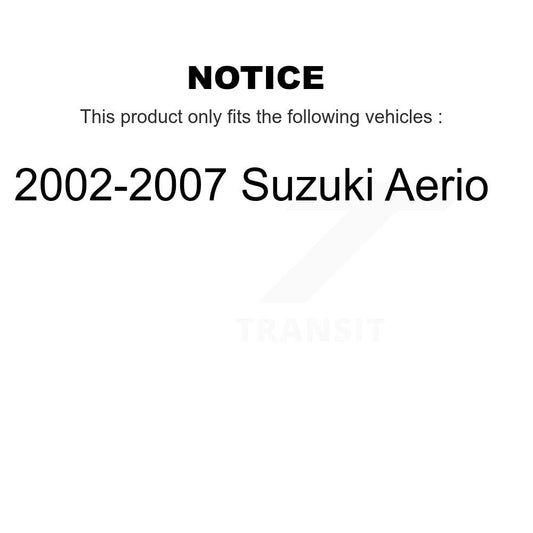 Jambe de suspension arrière droite pour Suzuki Aerio 2002-2007 78-72465