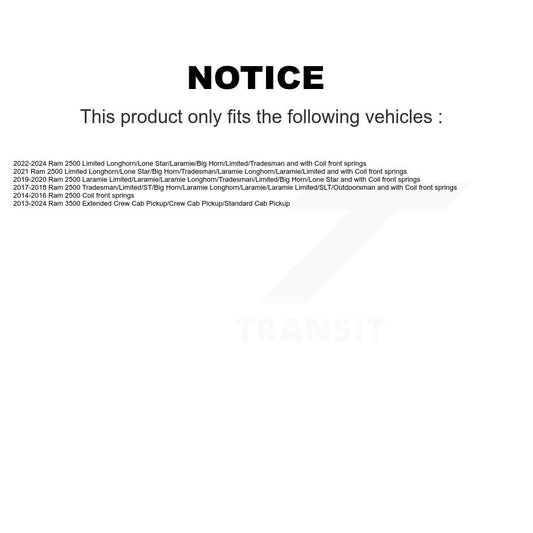 Amortisseur avant pour Ram 2500 3500 78-911198