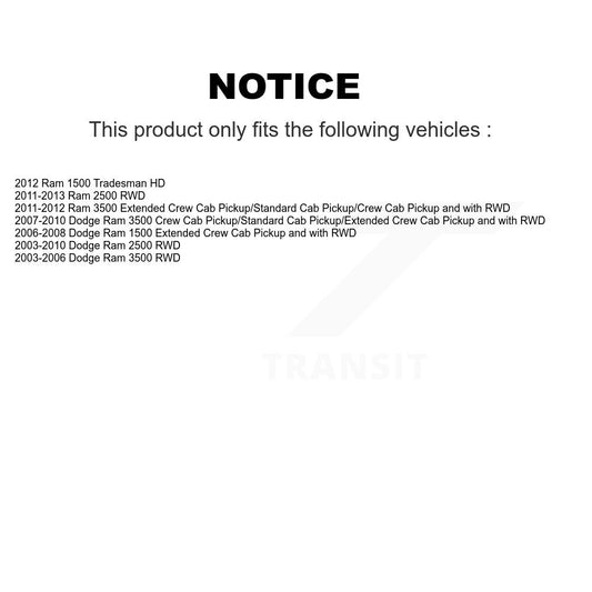 Amortisseur avant pour Dodge Ram 3500 2500 1500 78-911221