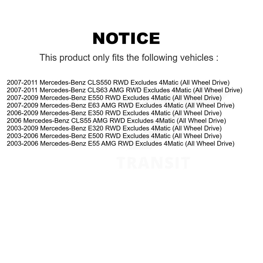 Ensemble de ressorts hélicoïdaux de jambe de force de Suspension avant, pour Mercedes-Benz E320 E350 E500 E5
