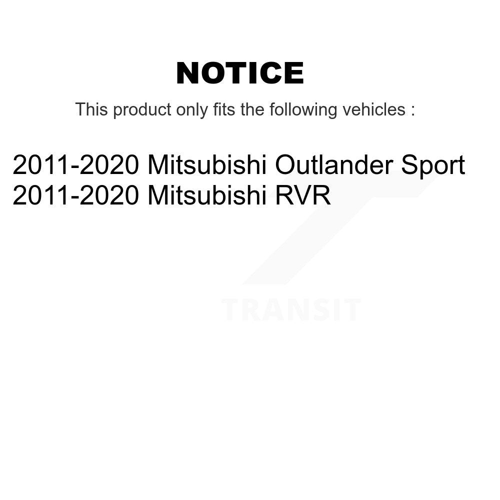 Ensemble de ressort hélicoïdal de contrefiche de Suspension avant gauche, pour Mitsubishi RVR Outlander