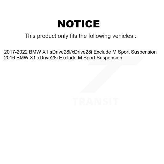 Ensemble de ressorts hélicoïdaux de jambe de suspension avant droite, pour BMW X1 78A-14212