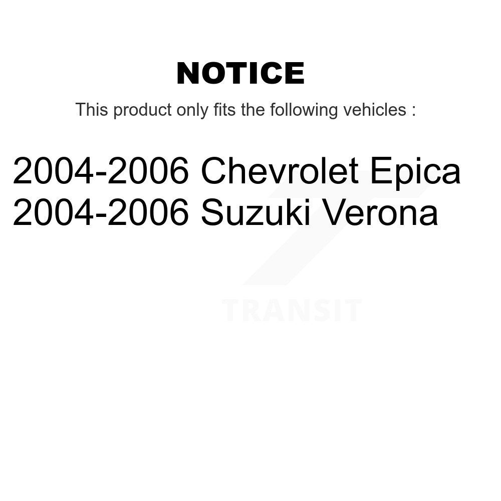 Rotor de frein à disque avant (1 pièce seulement) pour Chevrolet Epica Suzuki Verona 8-58041