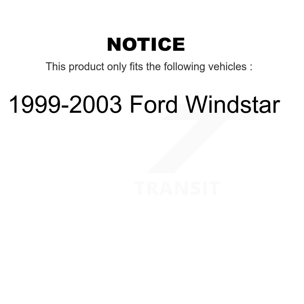 Rotor de frein à disque avant (1 pièce seulement) pour Ford Windstar 1999-2003 8-66833