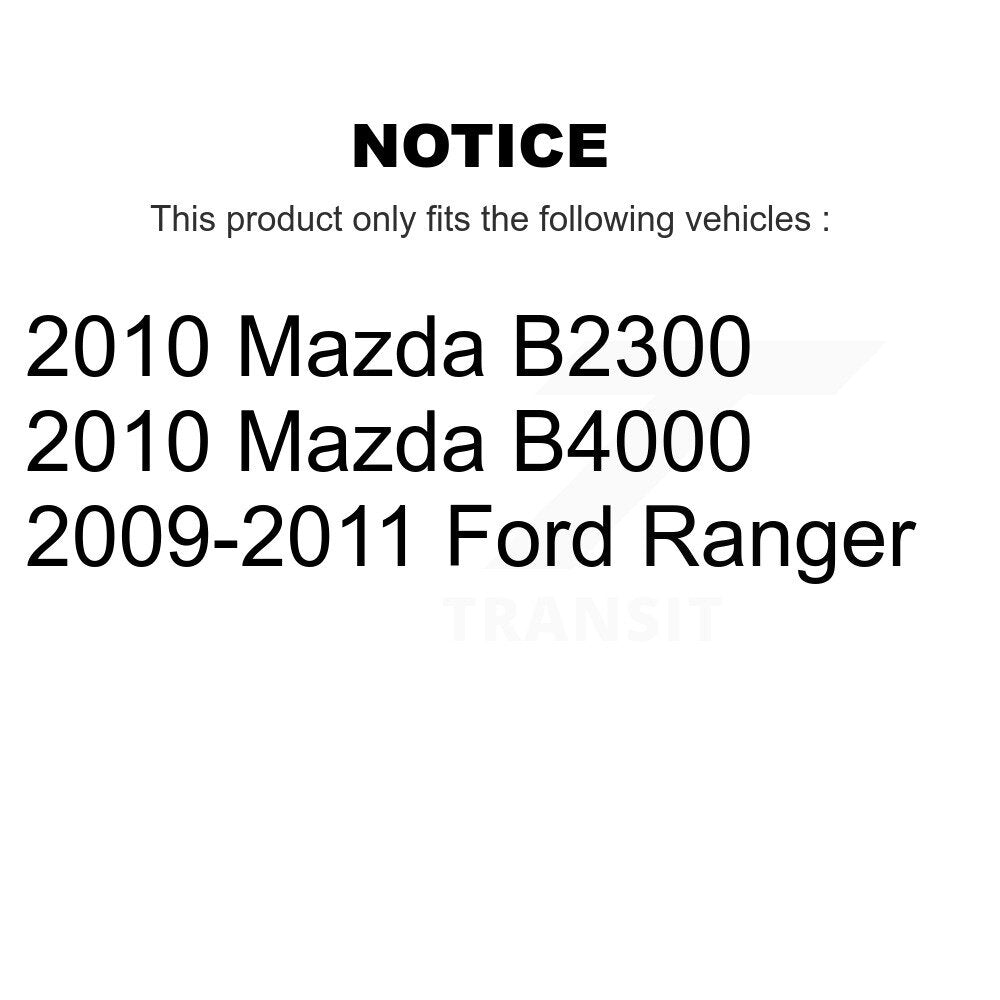 Rotor de frein à disque arrière (1 pièce seulement) pour Ford Ranger Mazda B2300 B4000 8-680898