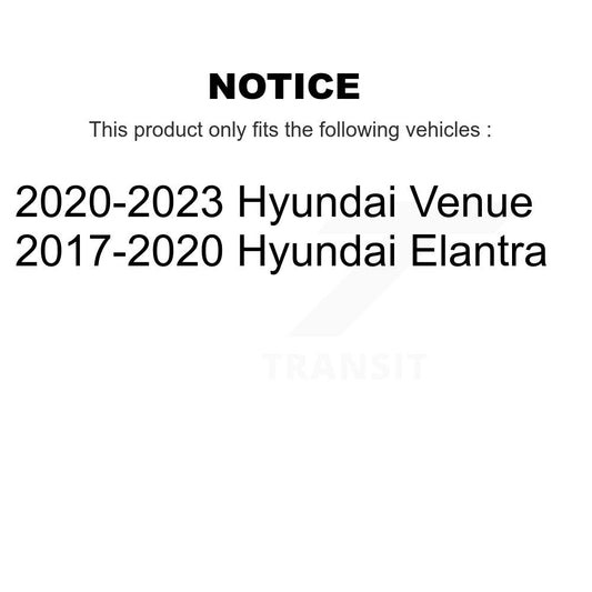 Tambour de frein arrière (1 pièce seulement) pour Hyundai Elantra Venue 8-97818