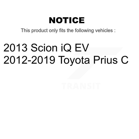 Tambour de frein arrière (1 pièce seulement) pour Toyota Prius C Scion iQ 8-97837