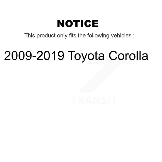 Tambour de frein arrière (1 pièce seulement) pour Toyota Corolla 2009-2019 8-9788