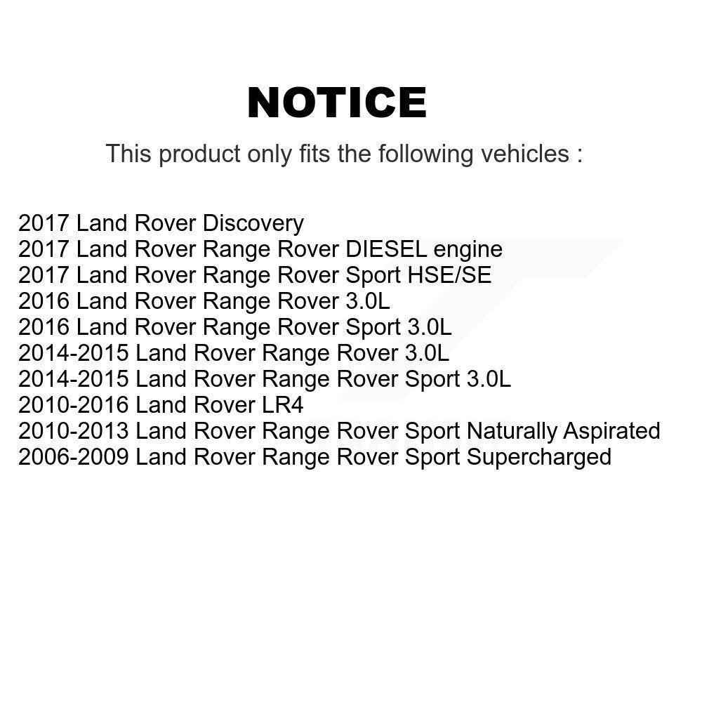 Rotor de frein à disque avant (1 pièce seulement) pour Land Rover Range Sport LR4 Discovery