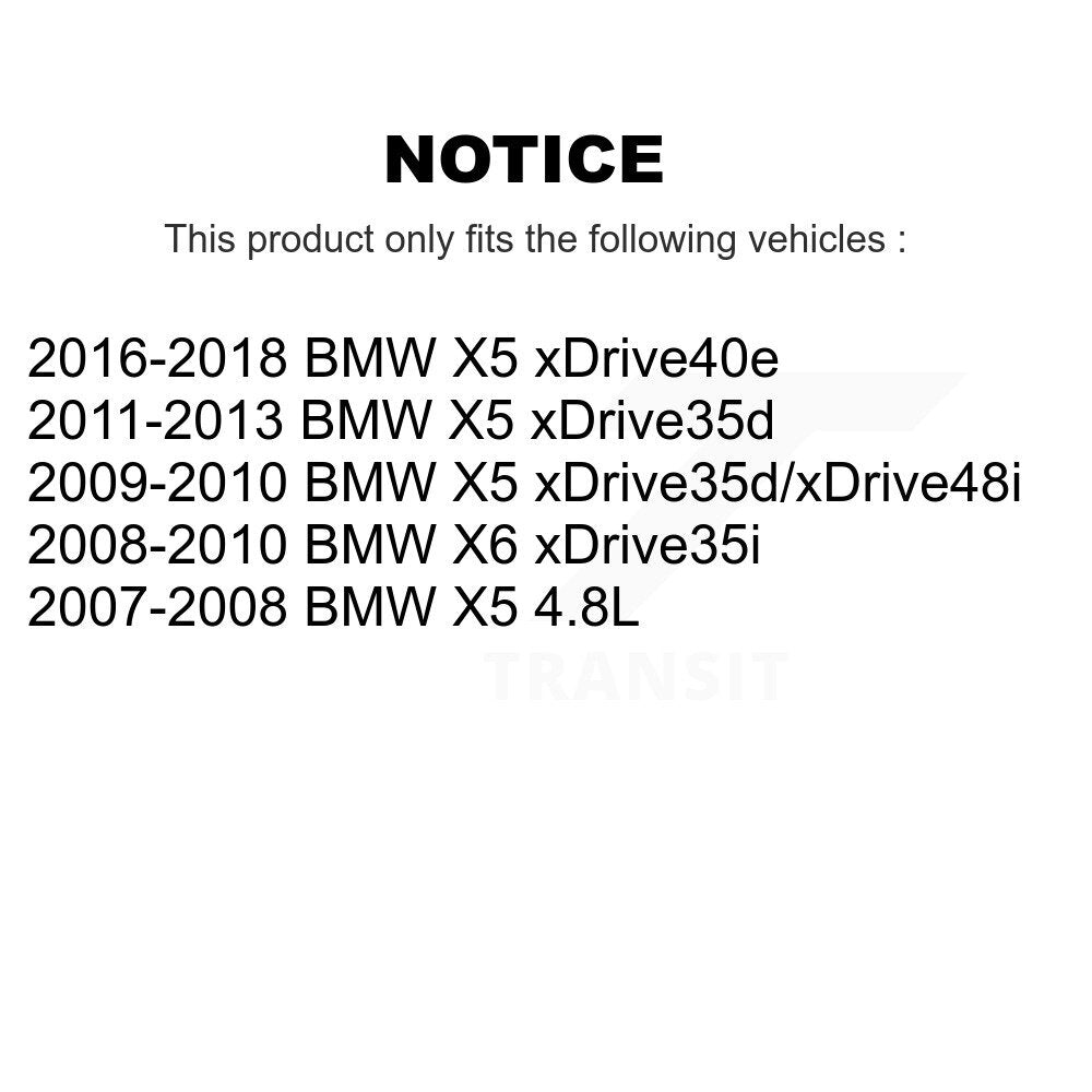 Rotor de frein à disque avant (1 pièce seulement) pour BMW X5 X6 8-980591