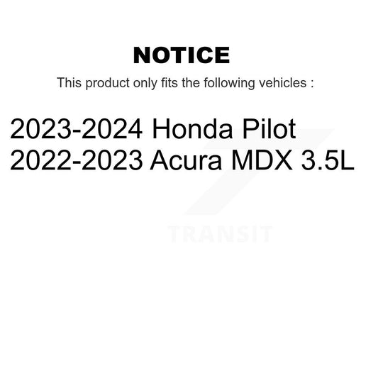 Rotor de frein à disque avant (1 pièce seulement) pour Acura MDX Honda Pilot 8-982822