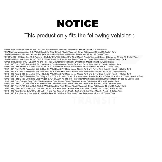 Pompe à carburant électrique, pour Ford F-150 F-250 F-350 E-350 Econoline Bronco E-150 E-25