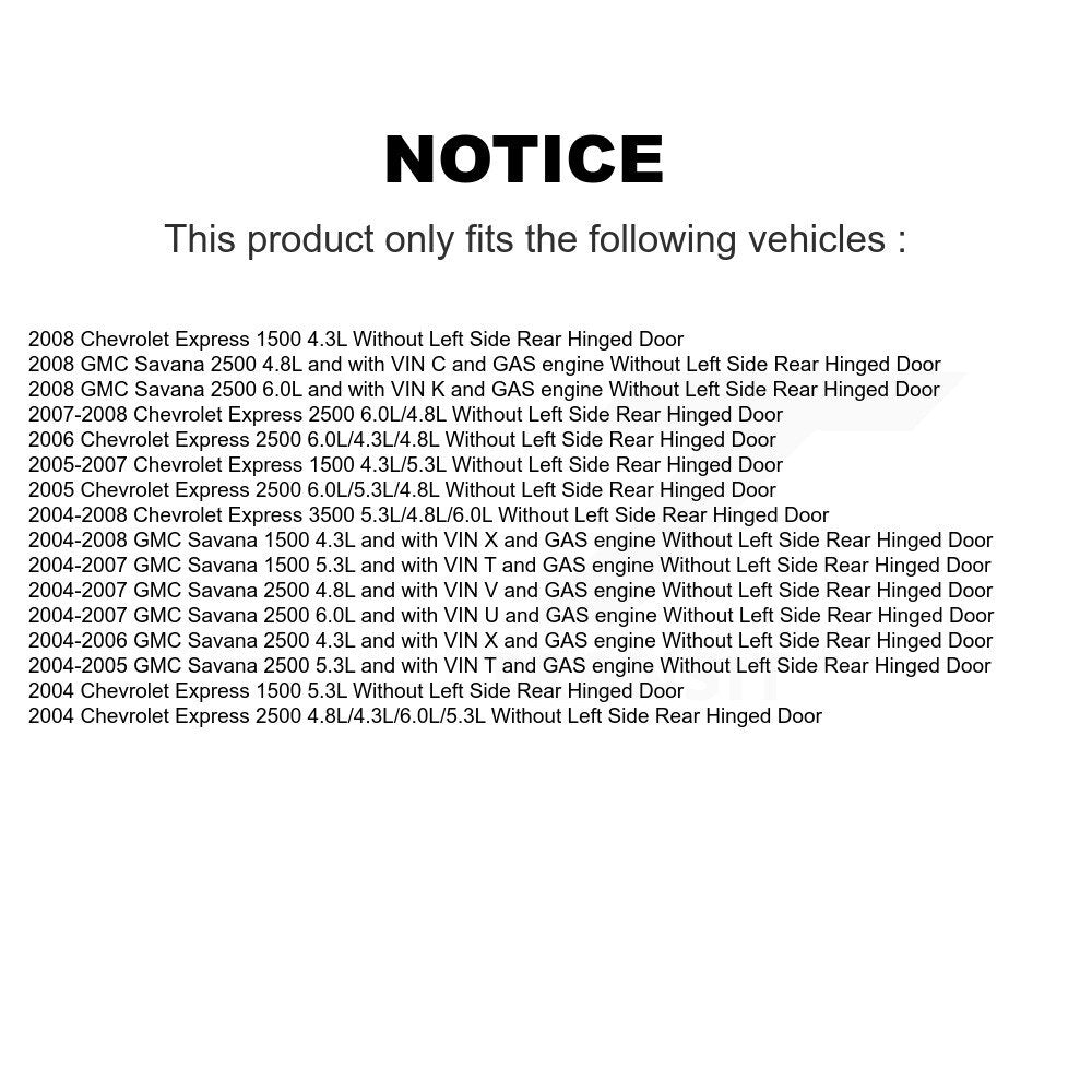 Ensemble de Module de pompe à carburant, pour Chevrolet Express 2500 GMC 3500 Savana 1500