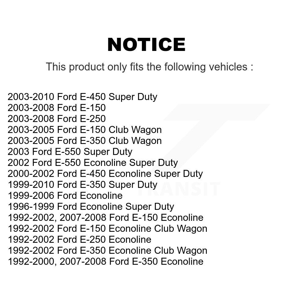 Sangle de réservoir de carburant avant, pour Ford E-350 Super Duty E-250 Econoline E-150 Club Wago